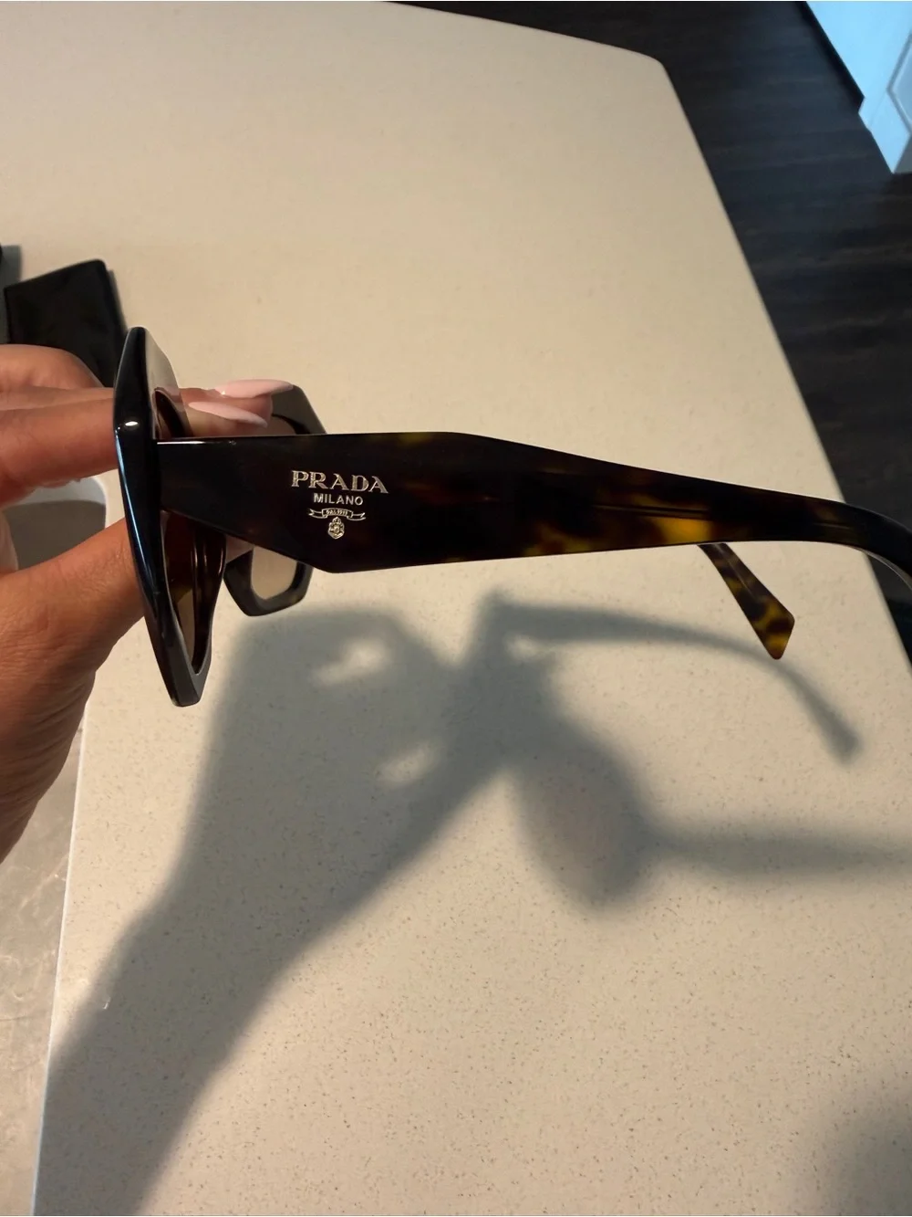 Prada Tortoiseshell Women's Sunglasses - Brown Lenses